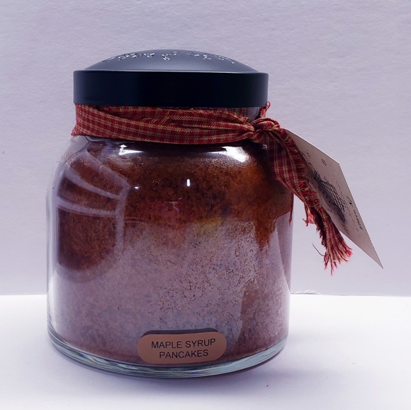 MAPLE SYRUP PANCAKES -A Cheerful Giver- Papa Jar Scented Candle, 34 oz - Picture 1 of 11